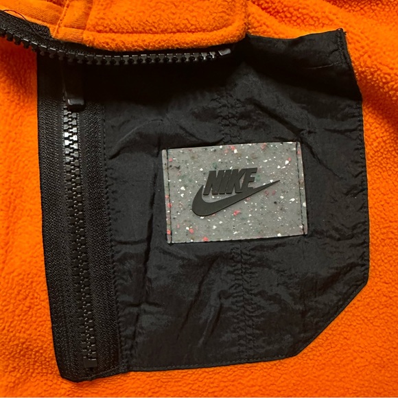 Men’s Nike Therma-Fit Orange Fleece Vest Size Large - Picture 4 of 7